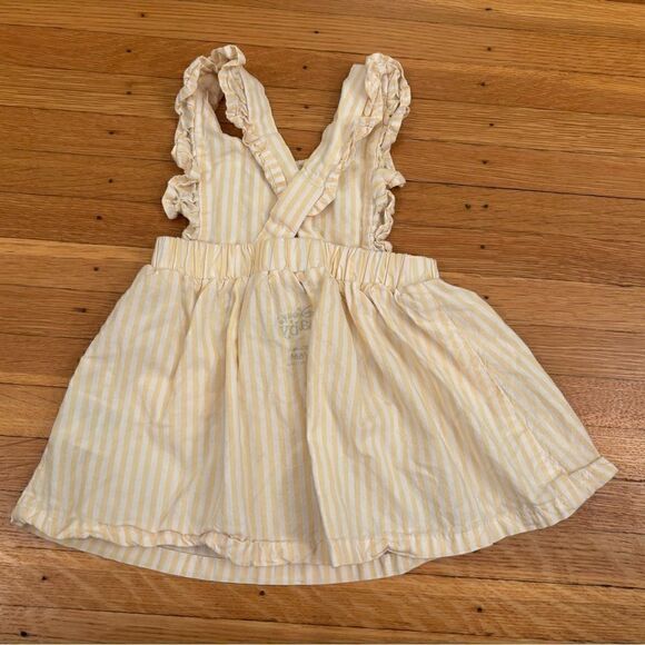 101 Dalmatians Disney Baby yellow/white stripe dress - Picture 2 of 4